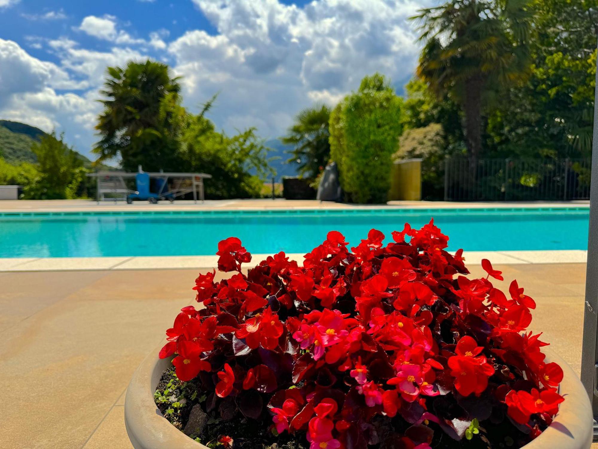 The Comfortable House With Big Pool In The Center Of メルゴッツォ エクステリア 写真